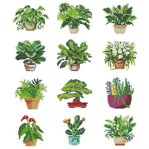 "Green Plants" - Set